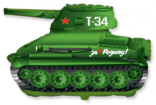 Шар Фигура, Танк T-34, Зеленый