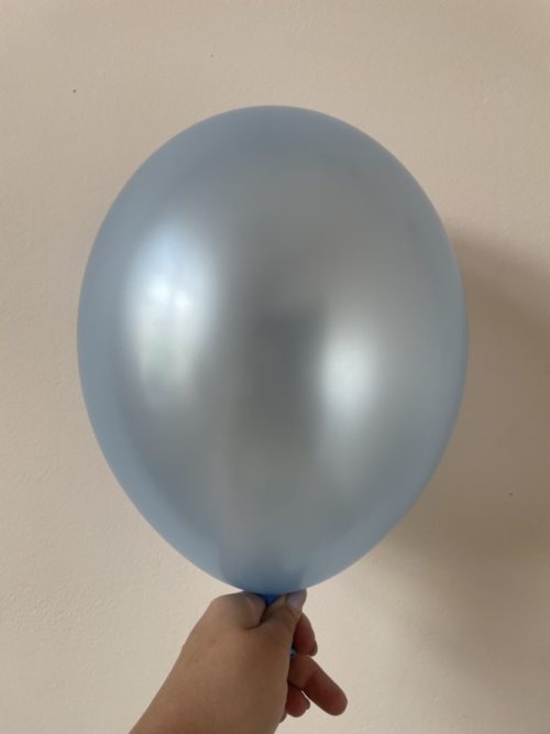 Шар металлик нежно голубой
